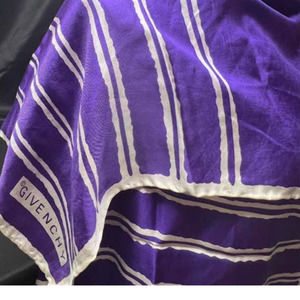 Vintage Givenchy 100% Silk Scarf  65 x 15”